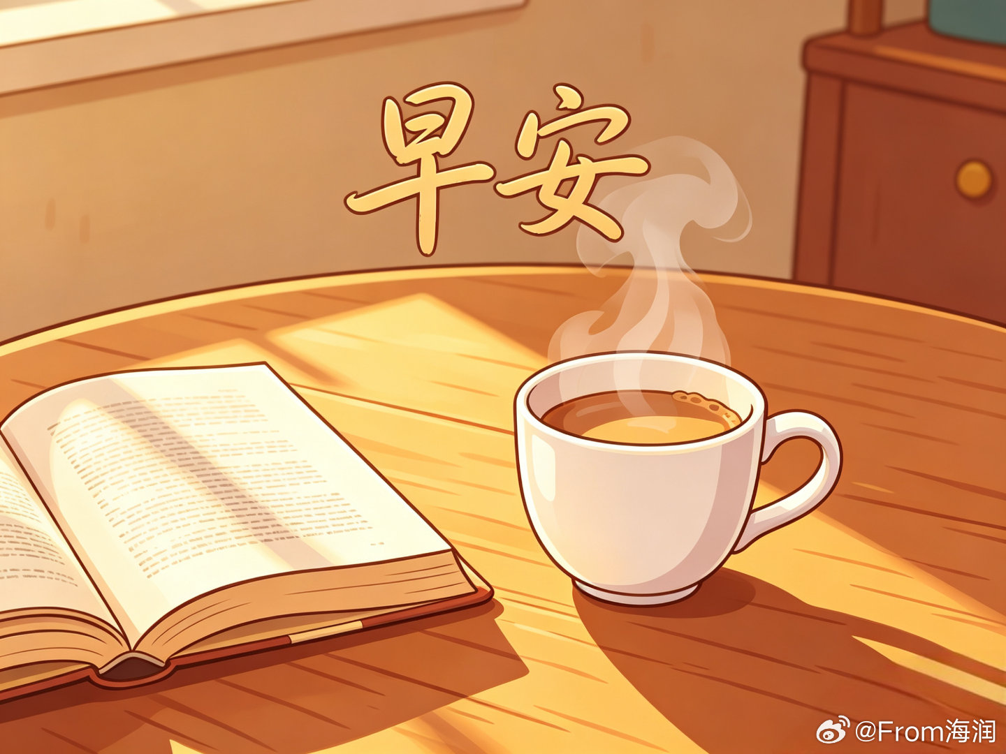 早安清晨的微风轻轻拂来，吹散昨夜的慵懒与疲惫。新的一天如约而至，心怀热忱奔赴日常