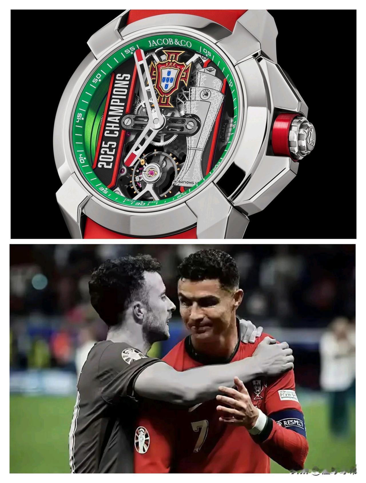 有情有义的国家队领袖，C罗向国家队队友赠送定制版的豪华手表!据葡萄牙媒体报道