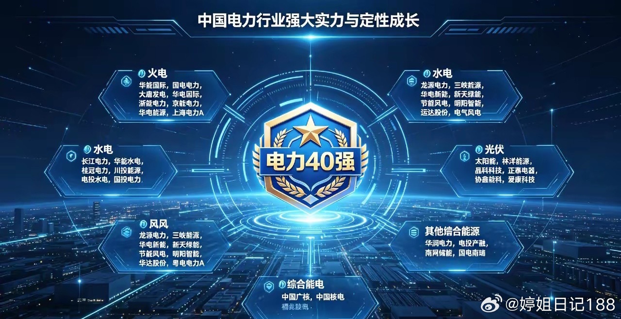 震荡市“压舱石”：电力40强，谁才是真正的确定性主线？当市场在AI、消费电子等热