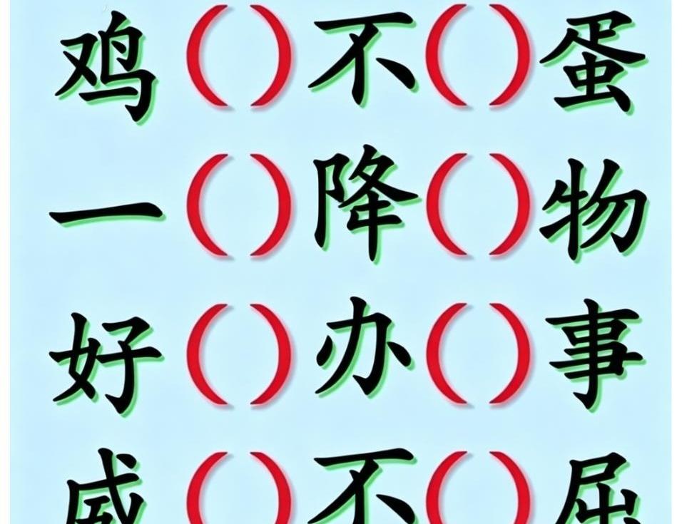 五个字的成语，你一口气能报出几个？我先认怂，第一题就把我干沉默了。昨晚窝在沙