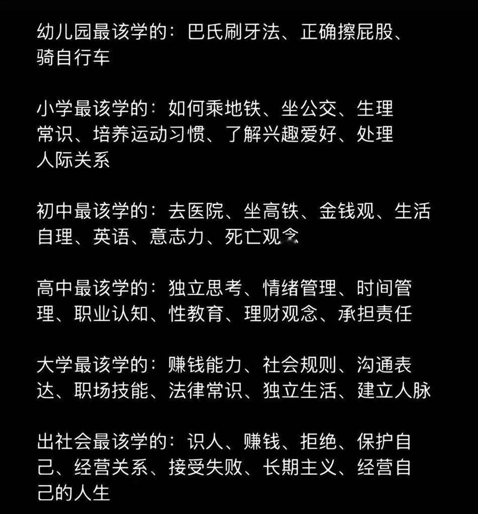 孩子一生完整的教育，应该是什么样的？