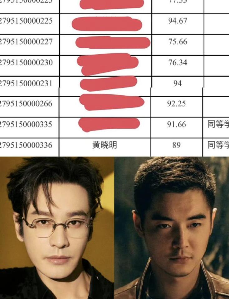 黄晓明闯进上戏博士复试名单了？难怪今年浪姐没有找黄晓明来当主持，原来他在偷偷