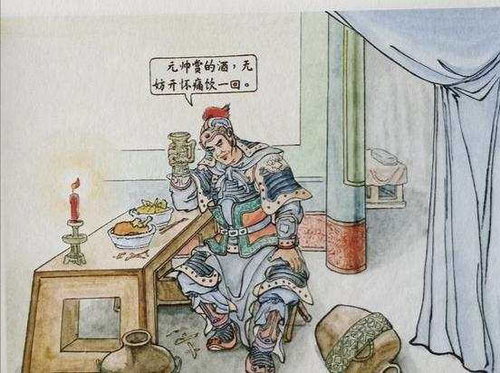 又一个喝酒误事的大将。金兀术南侵，大元帅张所命岳飞率军镇守黄河沿岸。岳飞有事