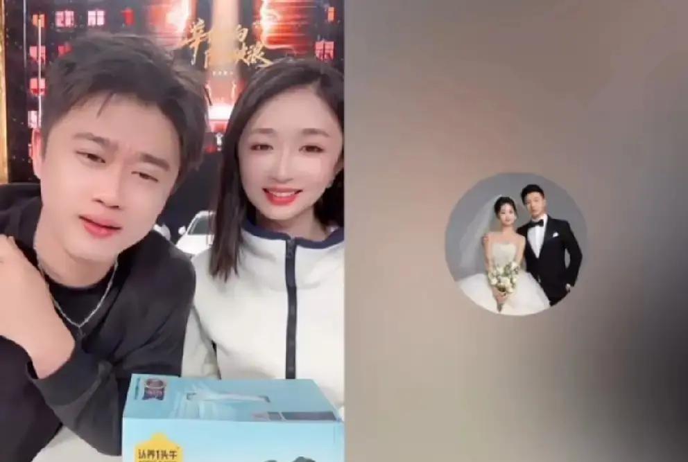 直播一半，辛巴突然被“认亲”。不是剧本。连麦到赵梦澈，他咧嘴一笑：“最近老有