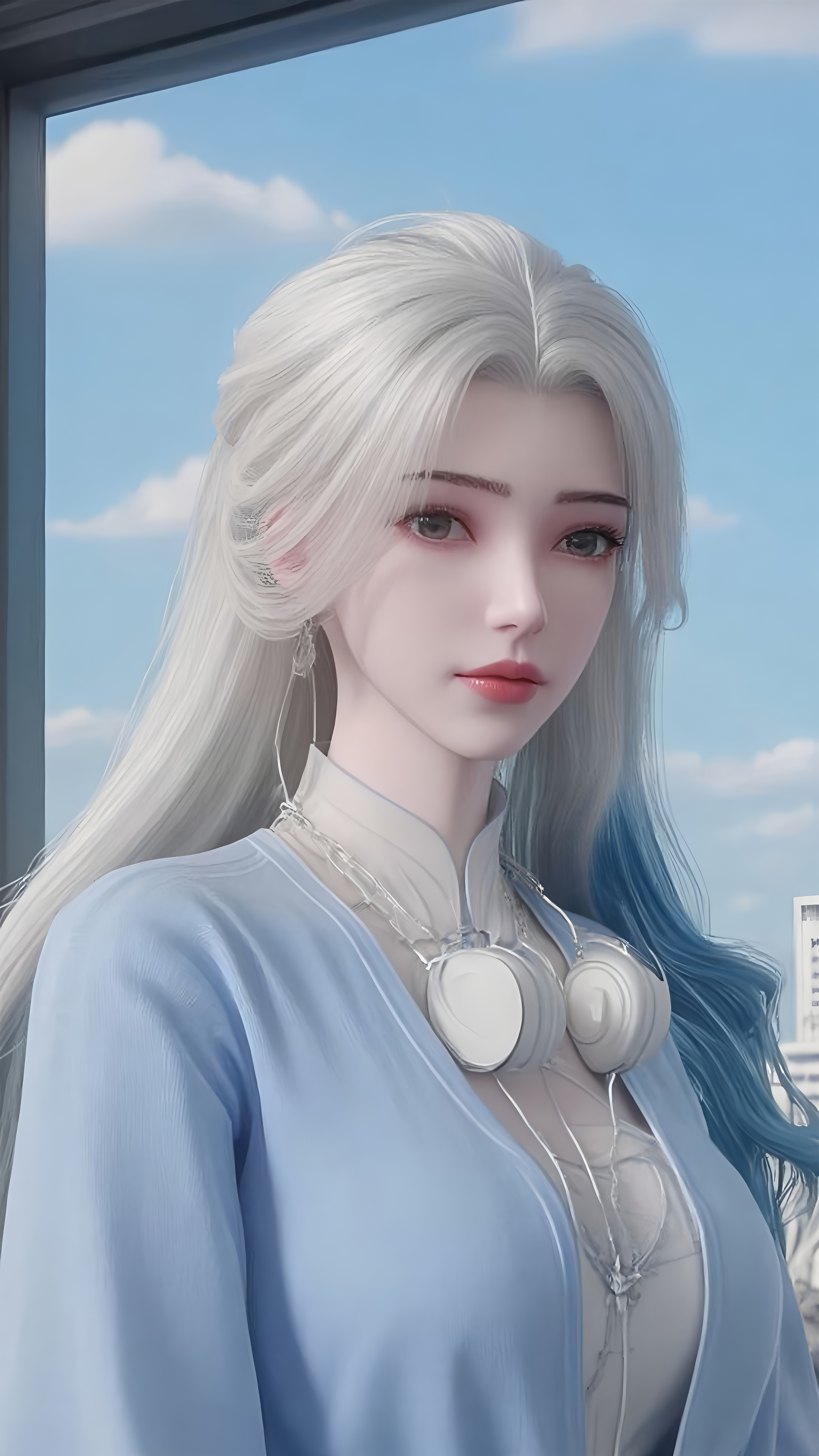国漫仙逆李慕婉AI绘画图集壁纸，让人眼前一亮的女神！