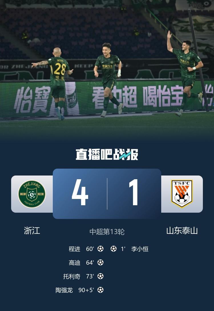 5月20日讯北京时间5月20日晚上20:00，中超联赛第13轮，浙江坐镇杭州黄