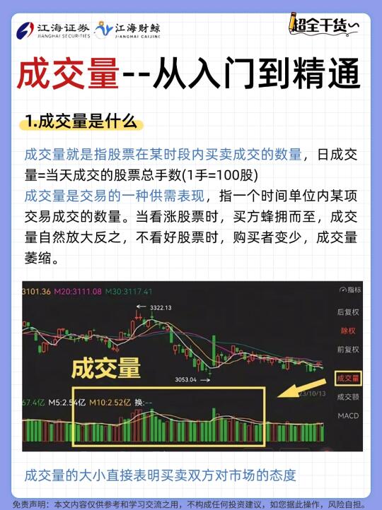🔥成交量从入门到精通（炒股人必备）