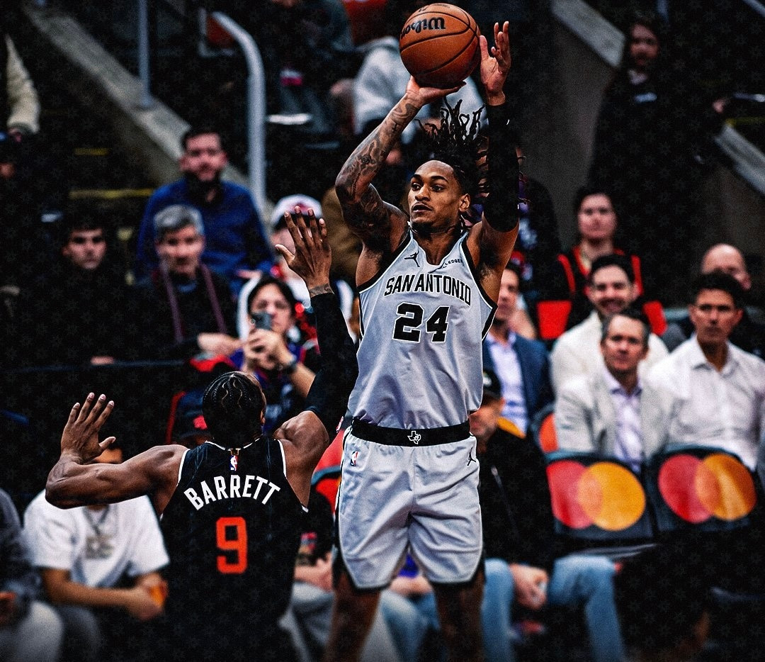 十连胜！马刺今天客场110-107险胜猛龙队🎉马刺（42-16）：瓦塞尔￼21