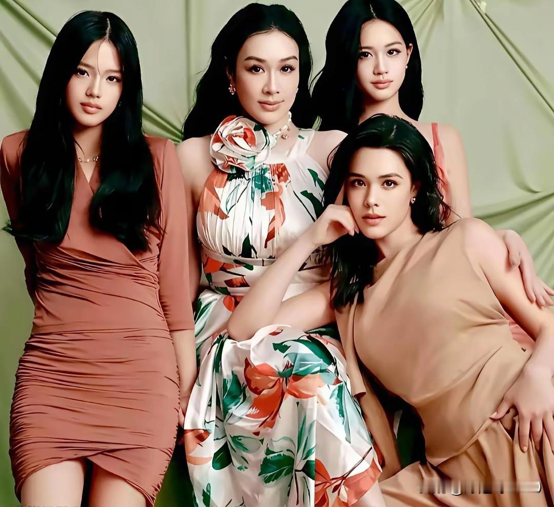 漂亮的女明星很少有钟丽缇这样强大的基因，生了三个女儿都这么漂亮，而有的女明星比钟