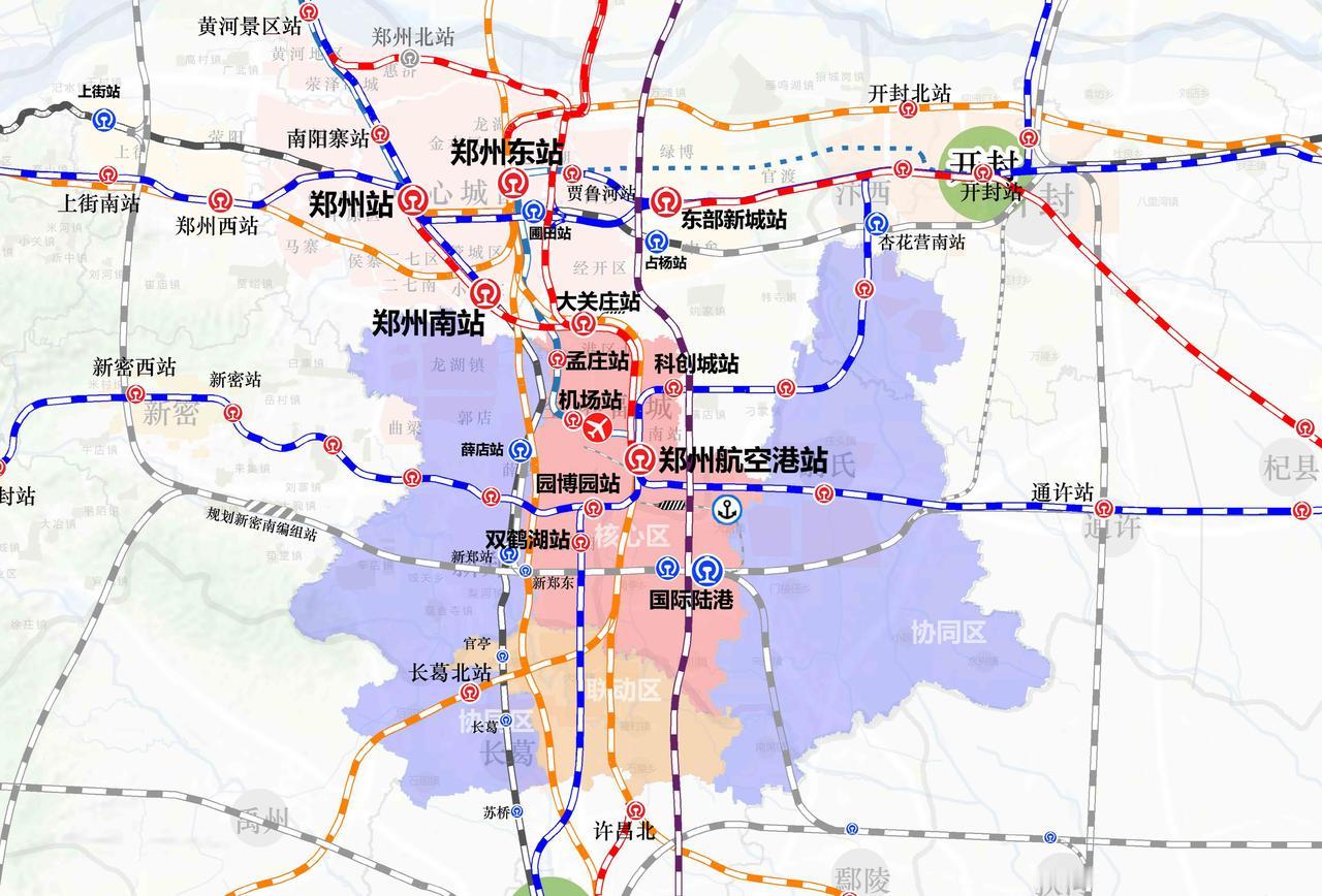 有产业，同城化综合交通推动的就是快啊！近日，郑州国际陆港专用铁路东线工程可行性