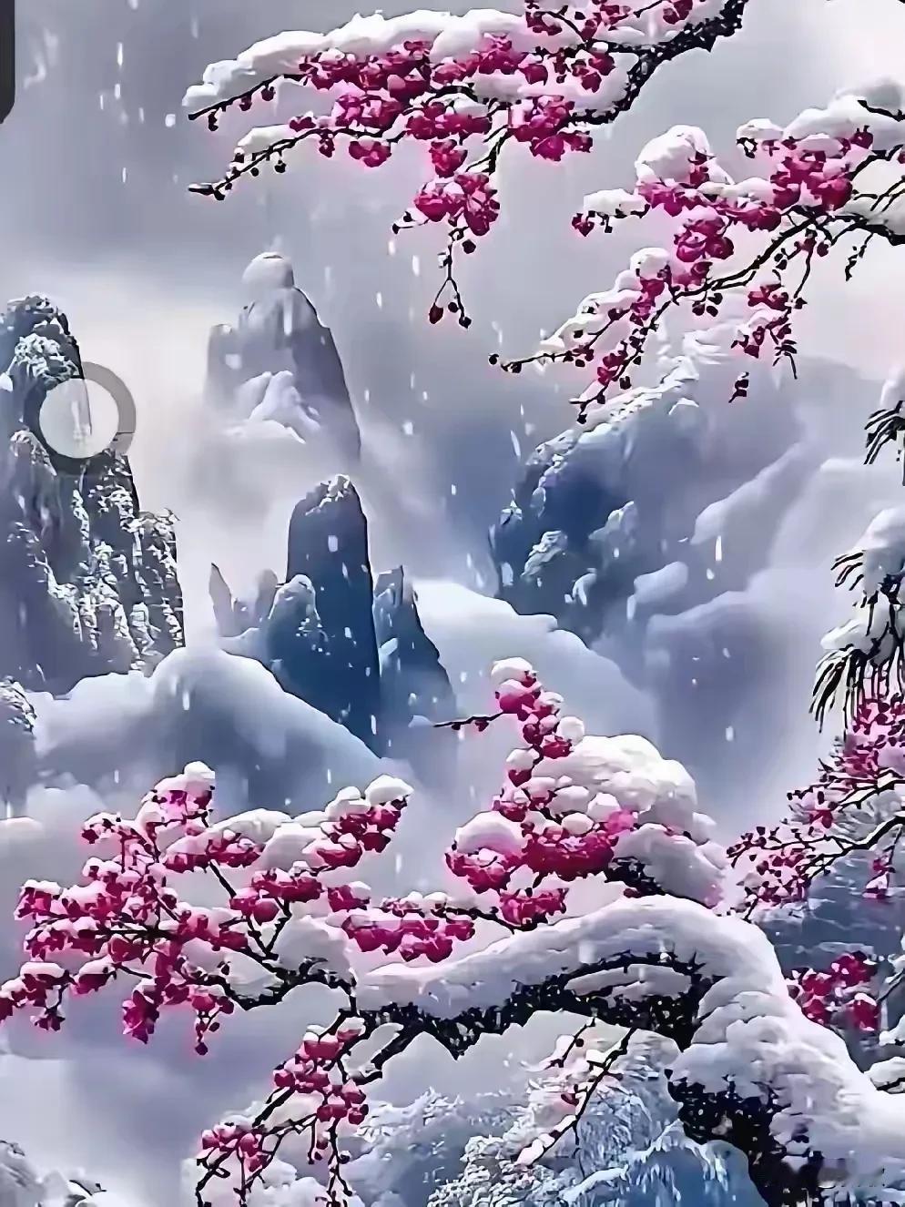 上联:关山千里待明月下联:风雪一程伴故人横批:天涯飘雪