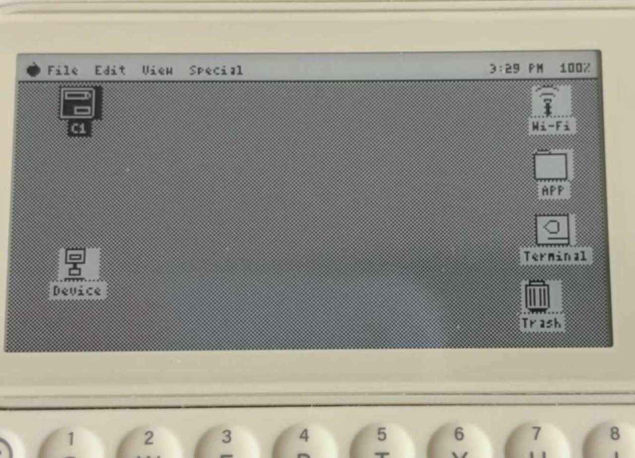 Linux口袋机C1auncher麦金塔主题又看了一遍何同学的Macin