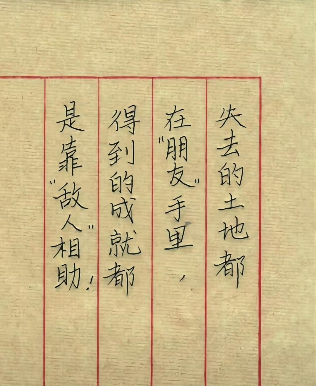 写字好看的，应该算读书比较多的吧。