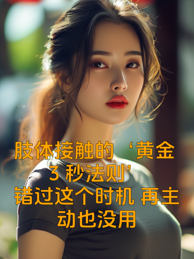 肢体接触的‘黄金3秒法则’，错过这个时机，再主动也没用