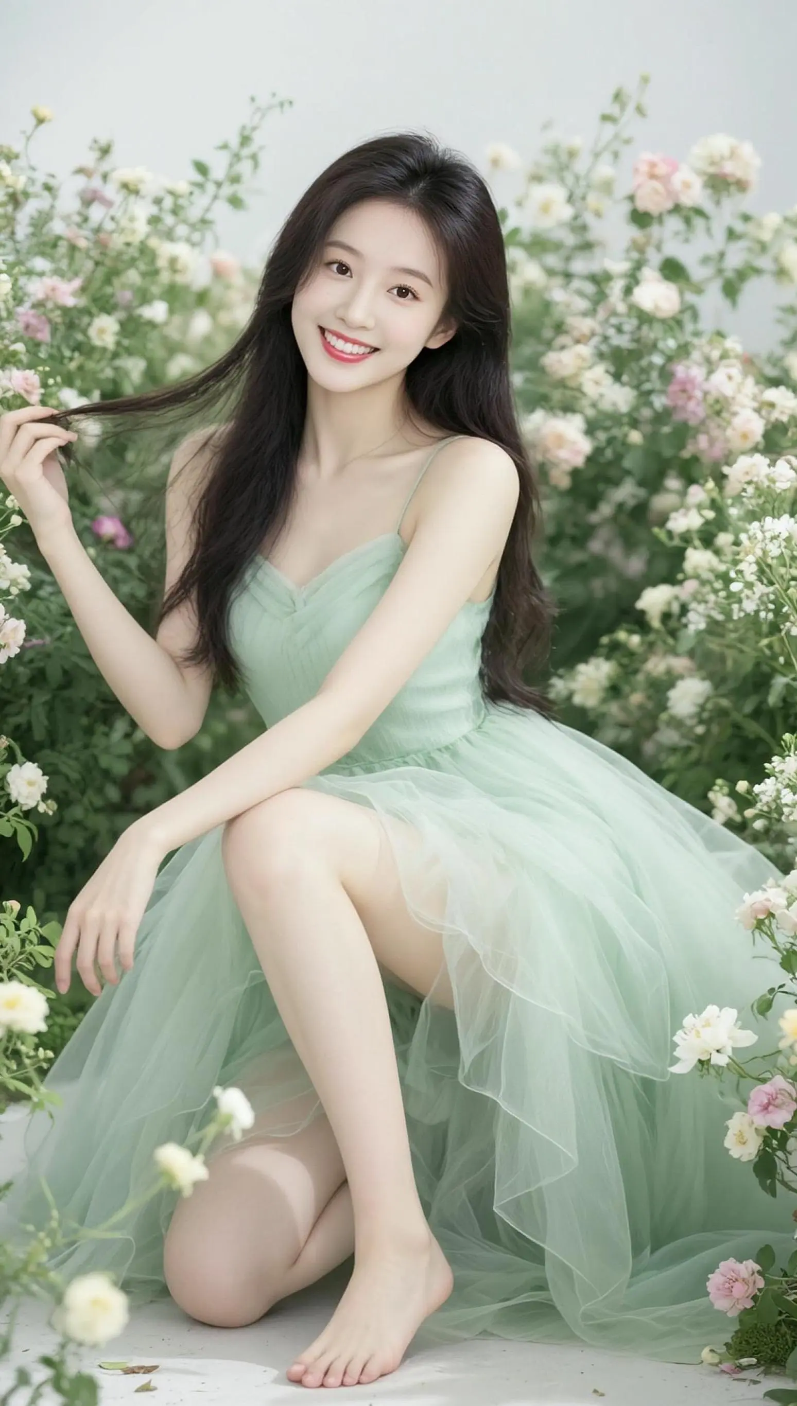 AI清新少女写真 ai创作