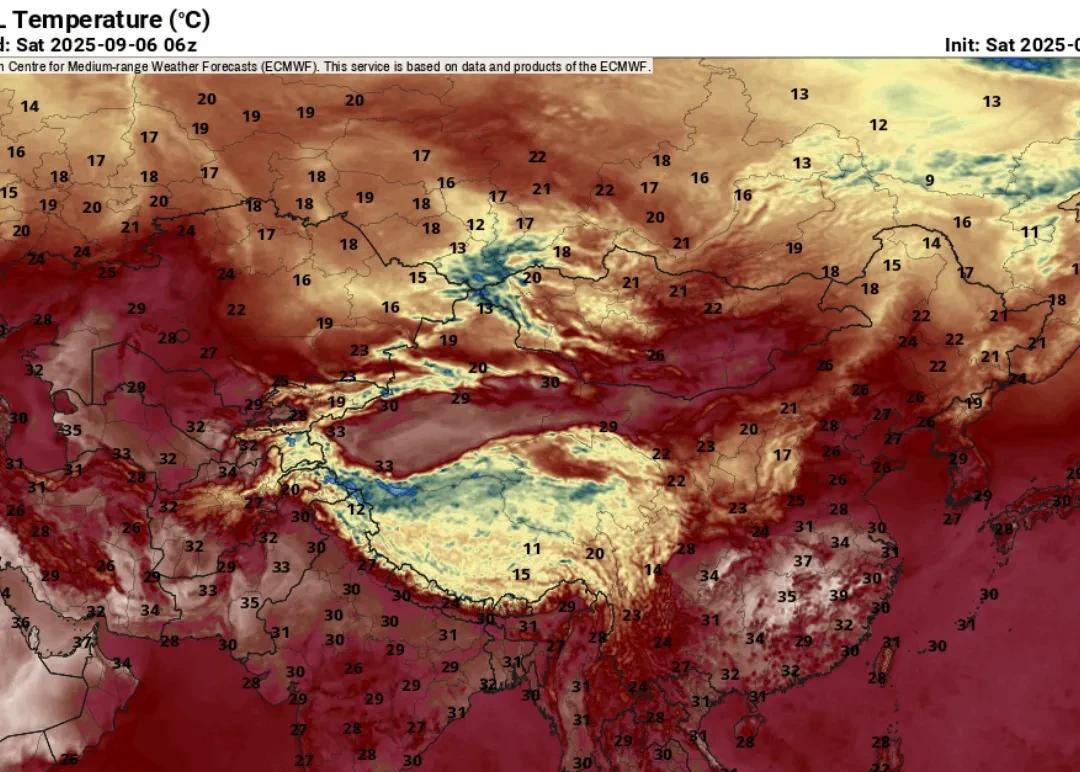 <em>副热带高压</em>还是这么顽强？据今天最新的数值预报，9月6日下午重庆主城一带的温