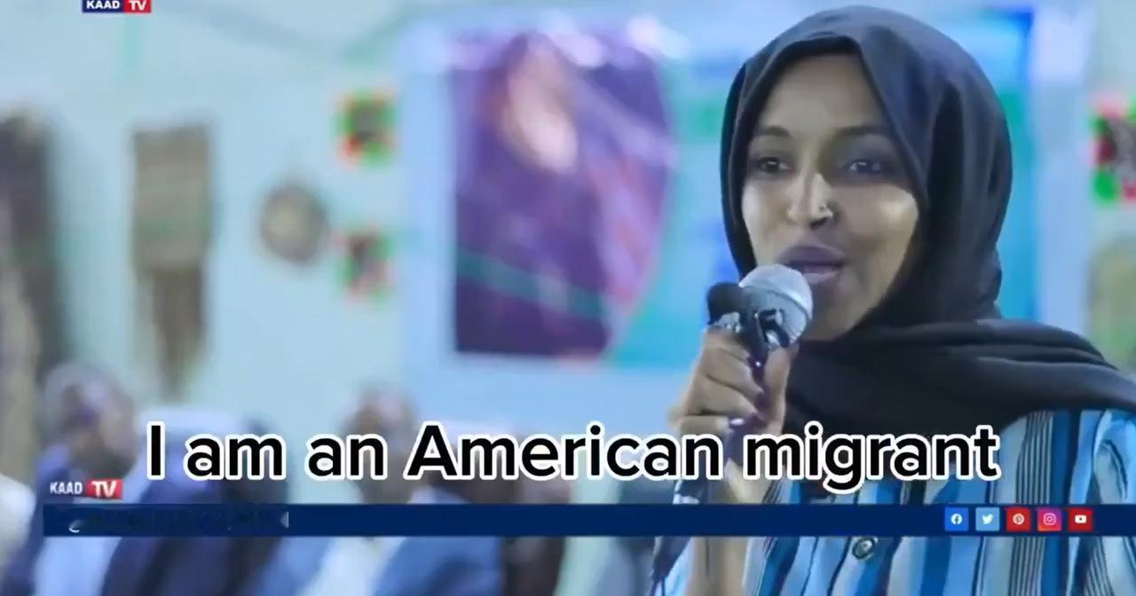 “索马里女孩”伊尔汗.奥马尔的拳拳报国之心。美国国会众议员伊尔汉•奥马尔在发