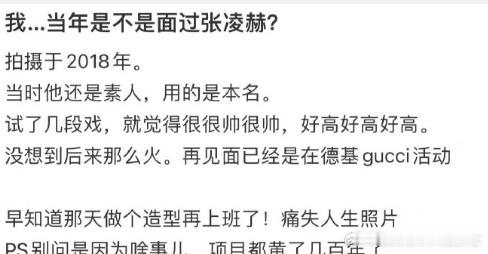 18年的张凌赫婴儿肥时期的张凌赫18年的张凌赫，婴儿肥为颜值加分，笑容灿烂又