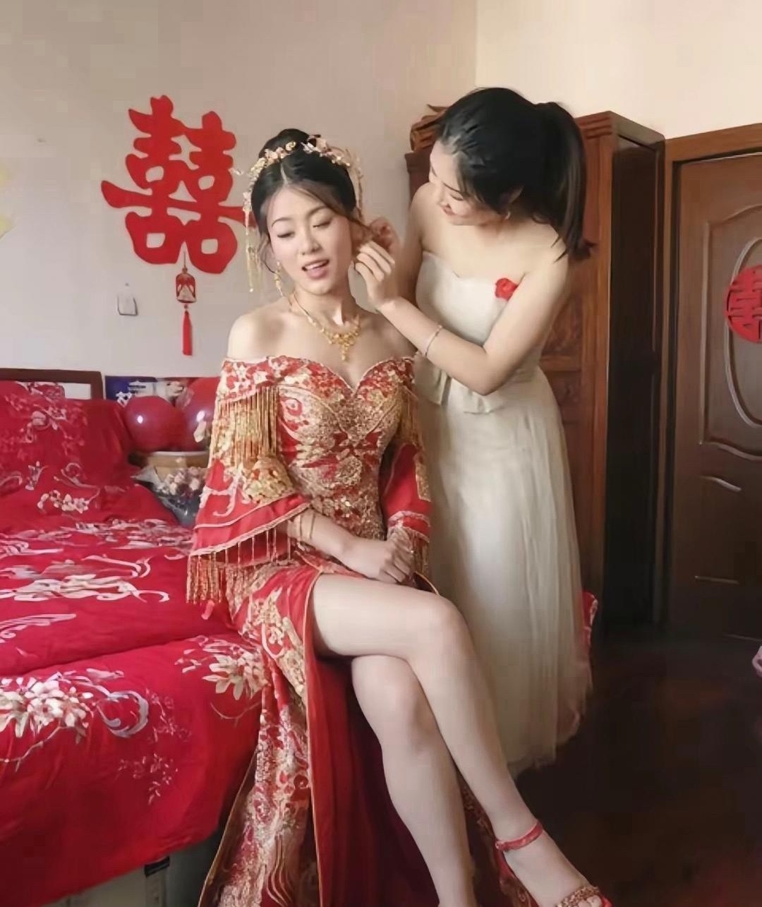 表姐2009年结婚的照片
