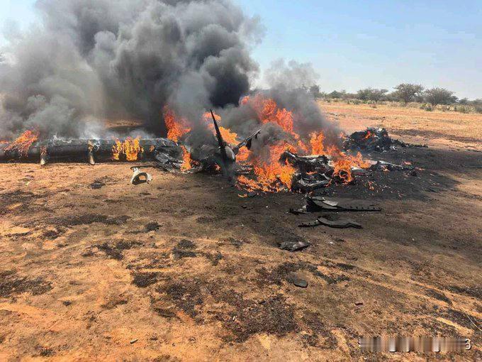 🇸🇩2026年1月24日，苏丹空军快速反应部队在南科尔多凡州空域击落了一架B