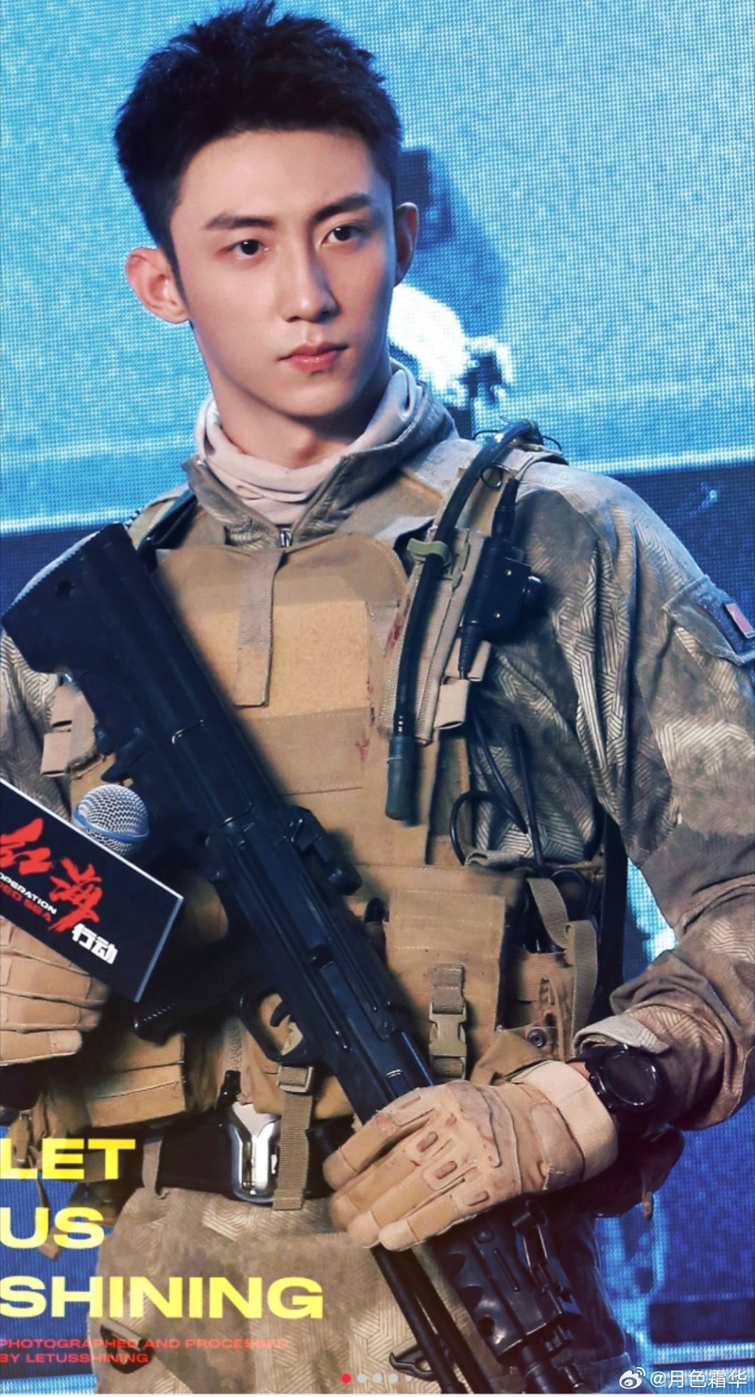 黄景瑜愣是把这张脸演成了“硬汉脸”也是神奇，自他以前的硬汉都是肤色黑黑的，五官比