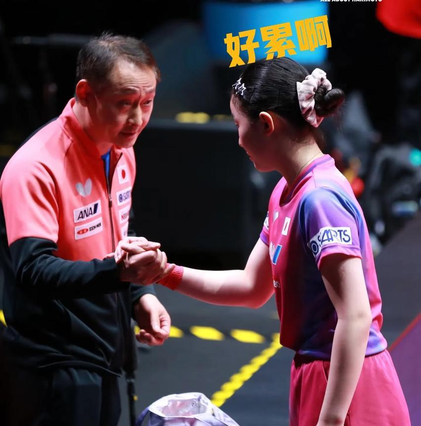 张本宇也是够心狠的了！刚刚参加完卢布雅尔那球星挑战赛的张本美和兼三项都很累了，