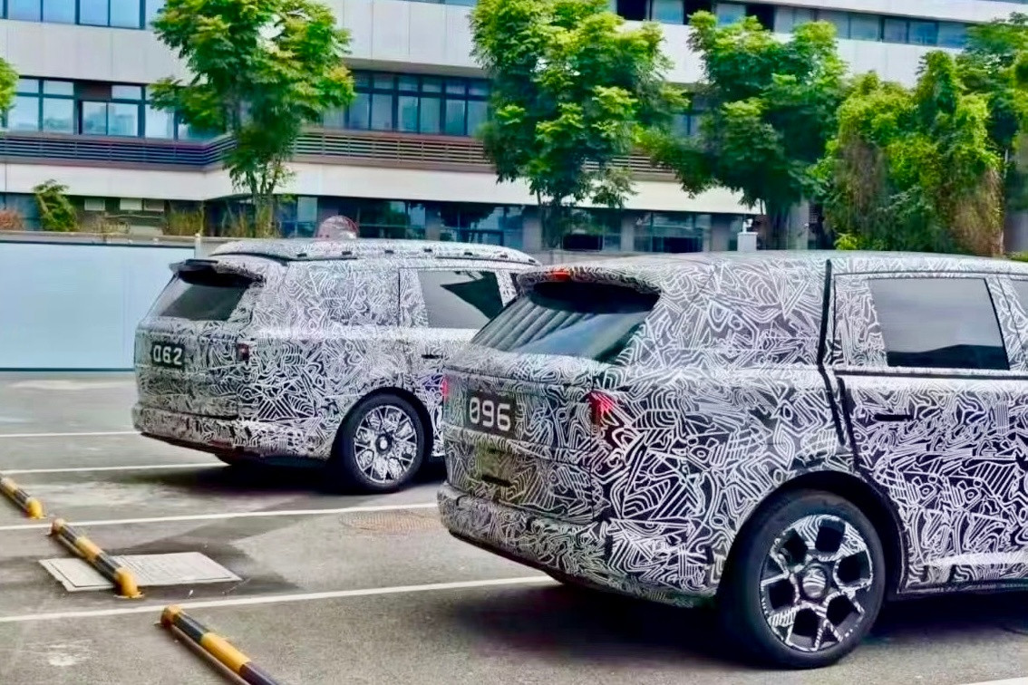 小米寻天汽车最新谍照曝光小米昆仑系列的首款车是个5米2+的大SUV，大家已经不