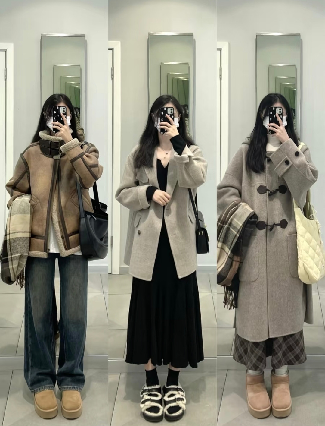 冬季27套穿搭！不露腿穿起来很保暖，不管是裤子或者是裙子的穿法都很不错...