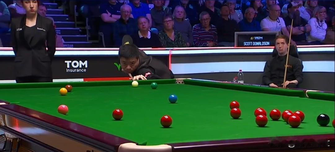 王者归来！丁主任再现摧枯拉朽战斗力。2025斯诺克英锦赛，丁俊晖vs唐纳森的1