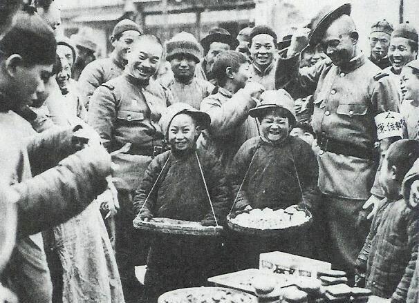 历史知识1938年拍摄于镇江的日本宣传照，本组照片时间范围：1938年1-2月间