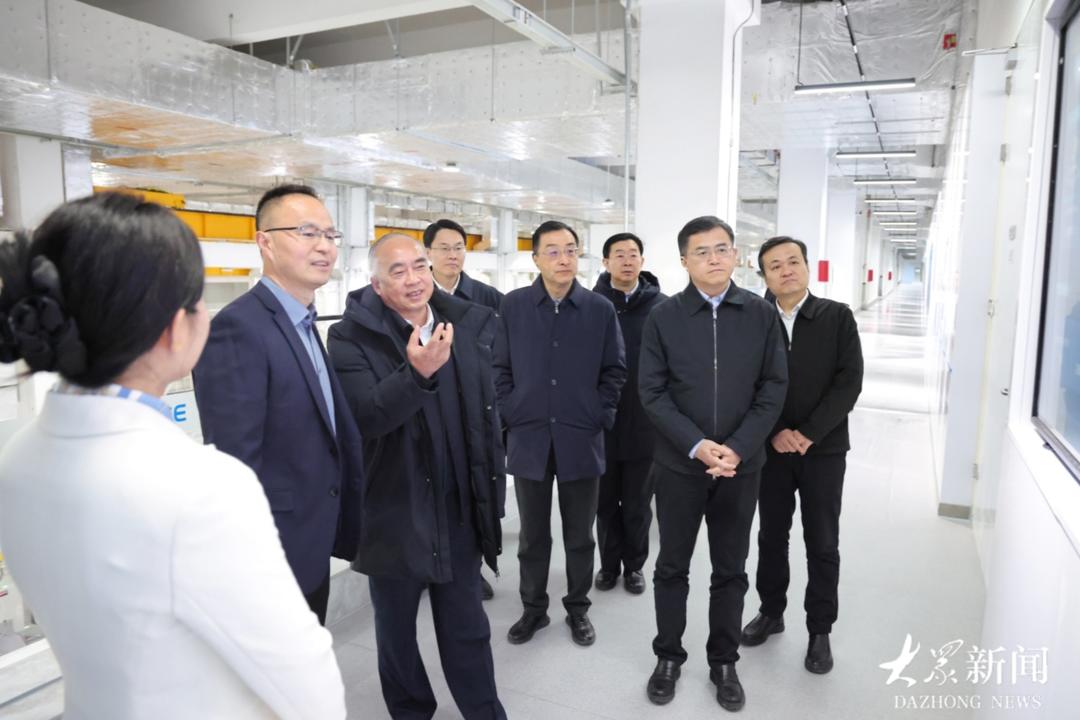 林武在济南调研