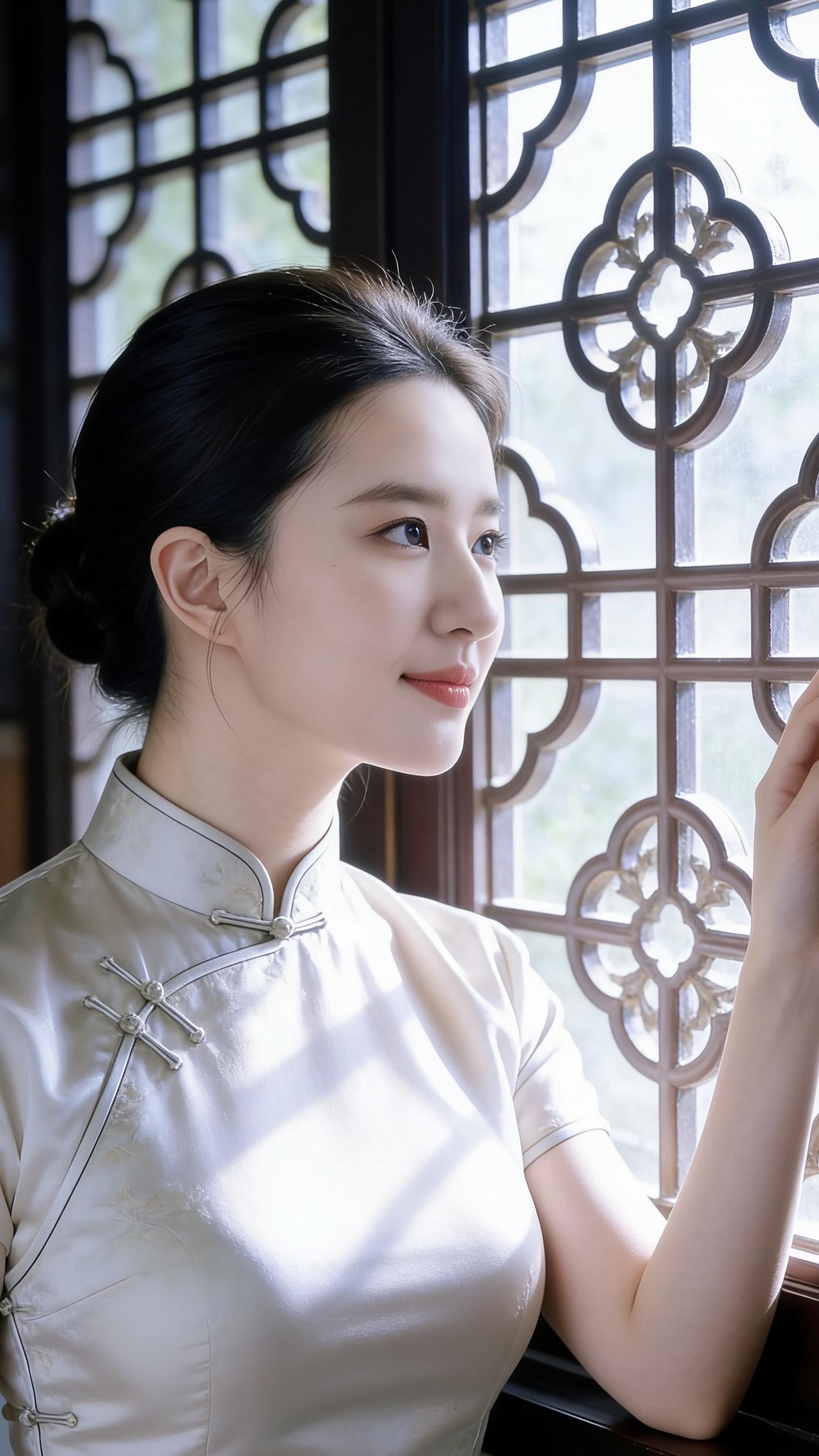 穿旗袍搭配什么发型好?大家认为什么样的身材穿旗袍好看呢女人如何展示自己的魅力