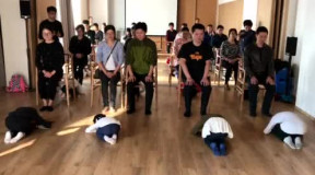 国学活动三拜九叩礼