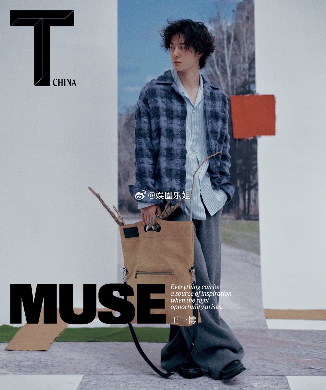 王一博T锦绣12月刊封面不化妆，不设限。2025，他把时间归还身体本身，肌肉、心