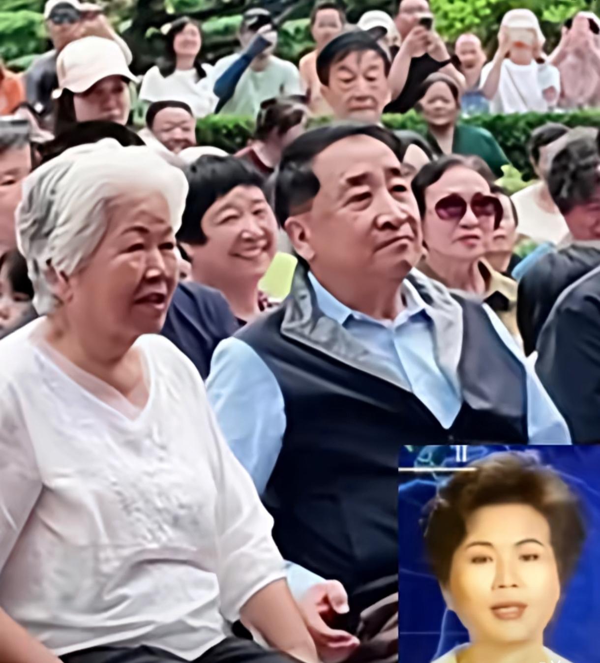 79岁央视前《新闻联播》主播邢质斌罕见露面。啊？？！我的天，在我心里她一直是电