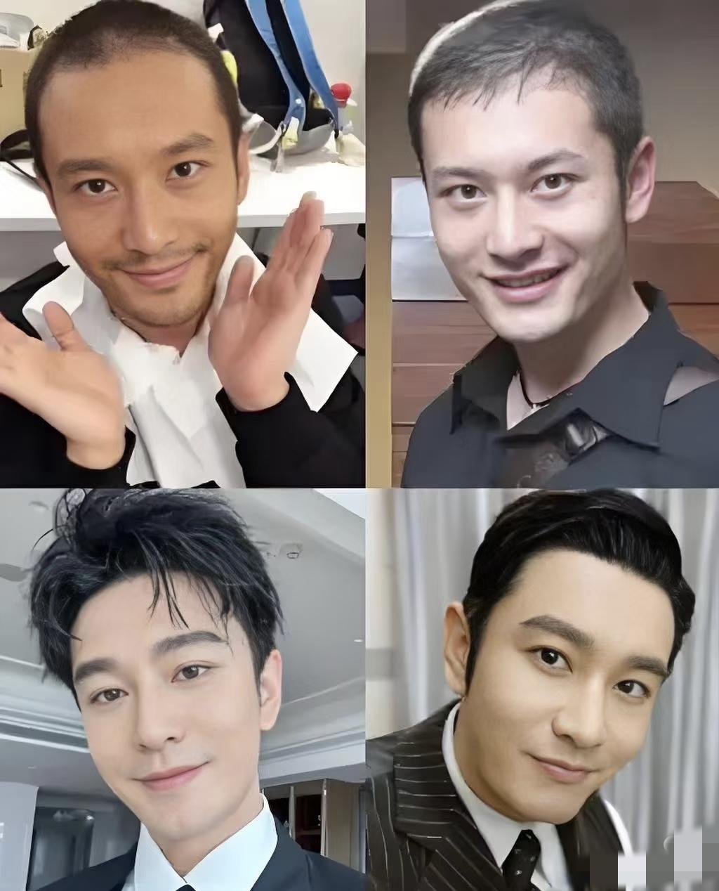 周杰伦什么都比黄晓明强，但有一点是永远比不上了！那就是头发！！周杰伦戴