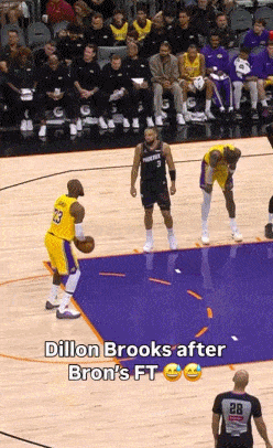 韦德谈詹姆斯跟狄龙：“很有意思。”“狄龙现在在比赛中。”“就是搞勒布