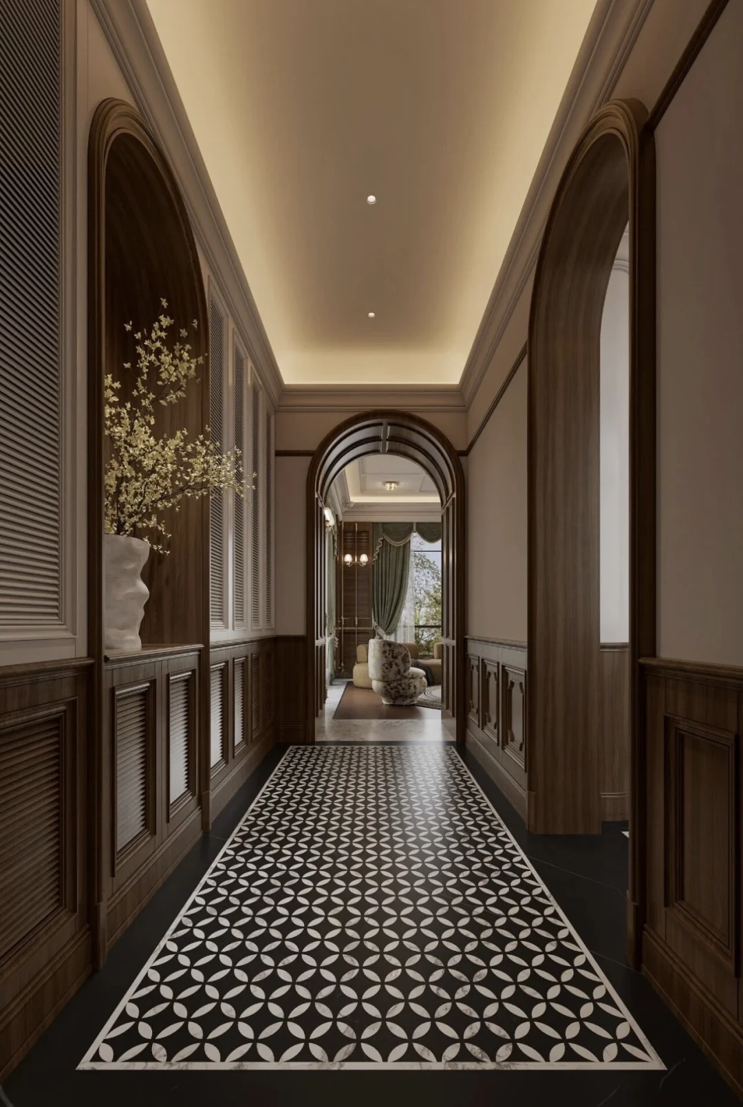 安宁温泉山谷双拼别墅，古典厚重与温柔