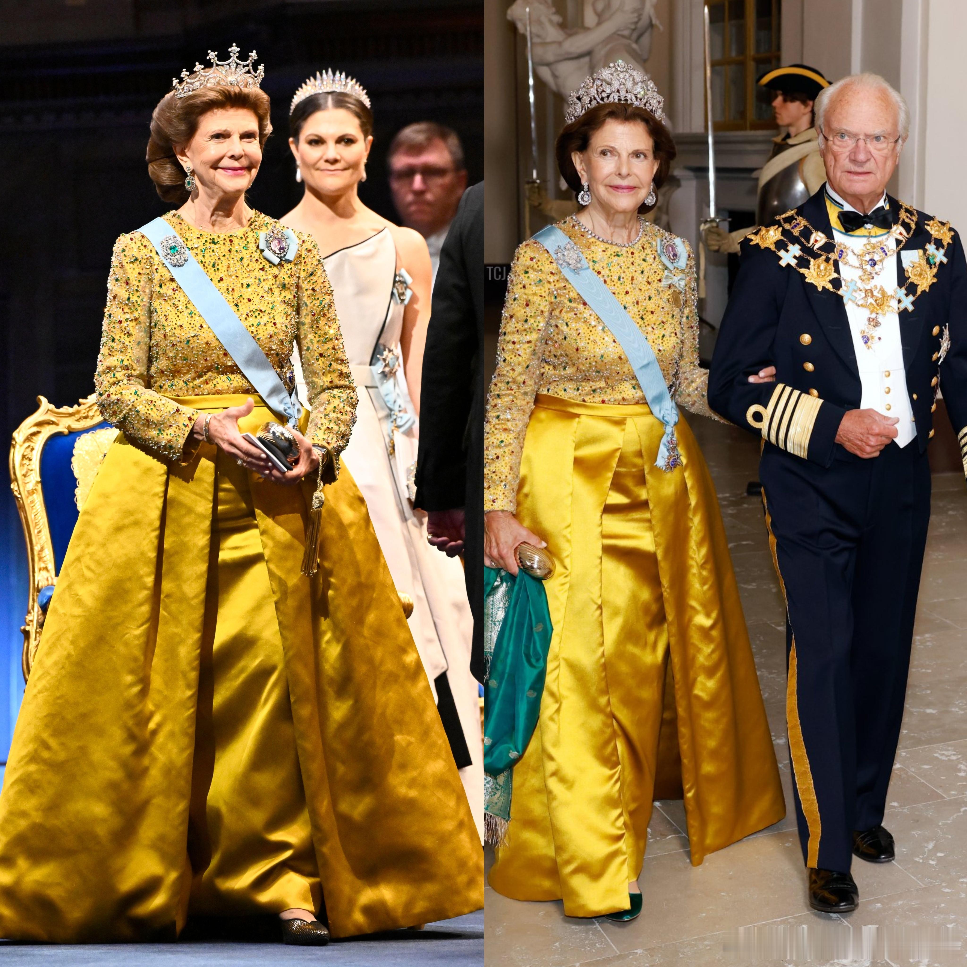 你究竟有多爱这件衣服回顾今年诺贝尔奖颁奖典礼&芬兰国事访问荷兰晚宴上的旧礼服循