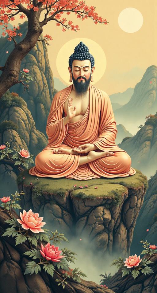 《愣严经》卷四(四)89尔时世尊哀众生，缘觉声闻心未成。菩提未自在难明路