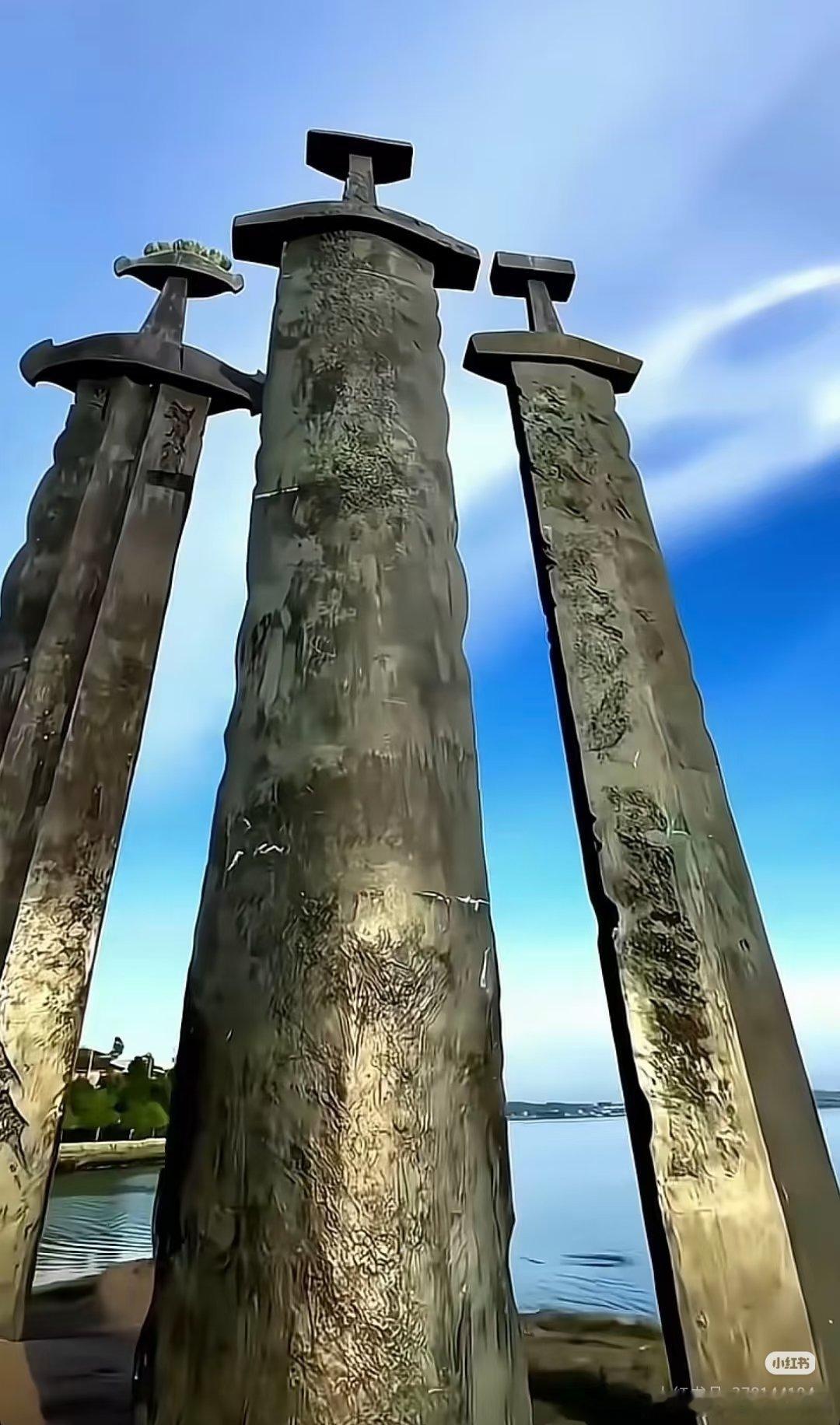 挪威有一个景点有三把巨型青铜剑，以前怎么没人宣传过？