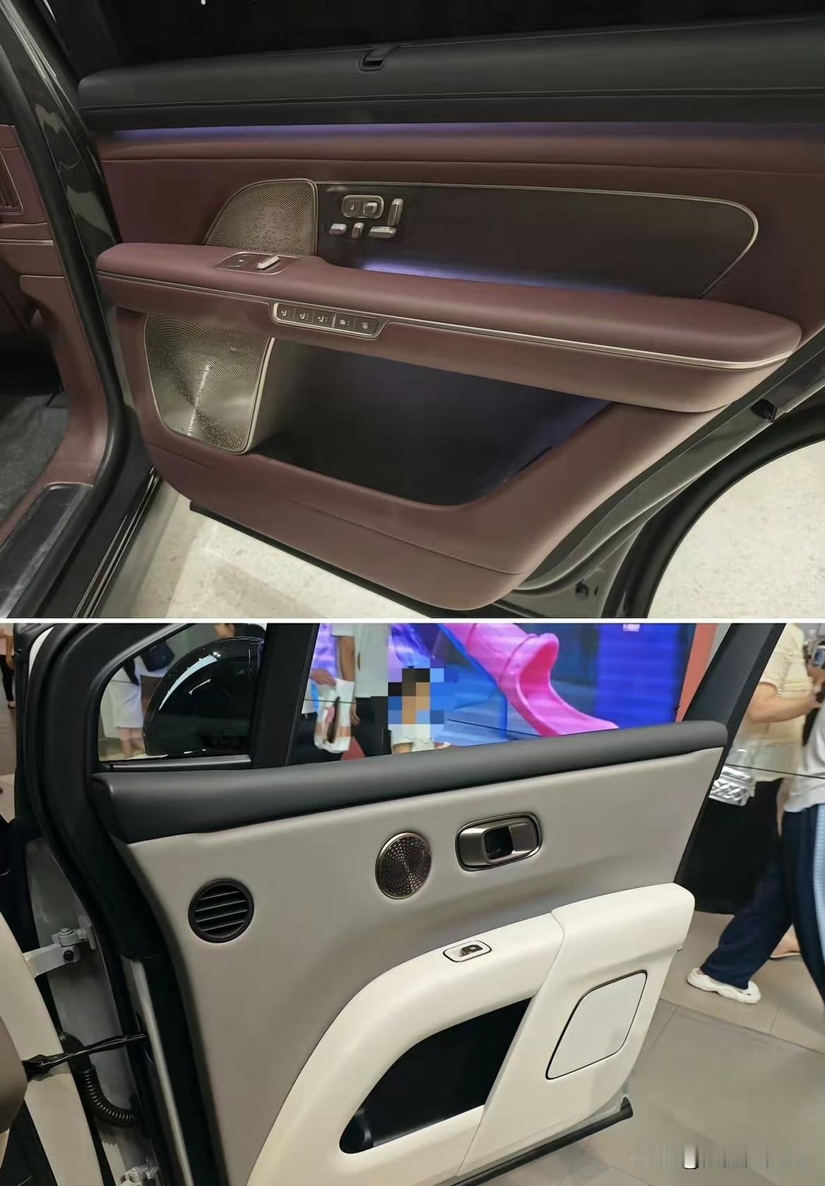 随手拍了蔚来ES8和理想i8的门板群里朋友今天随手拍的新款蔚来ES8和理想i8