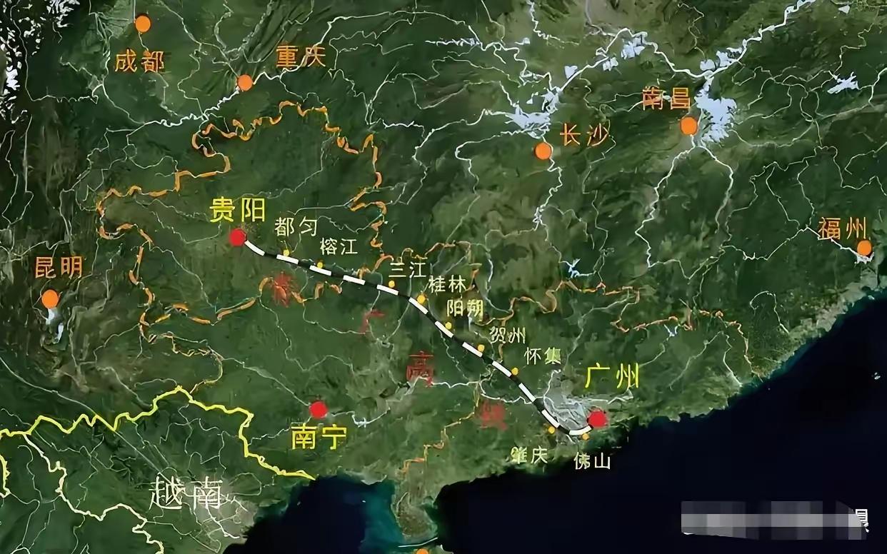 贵广高铁走柳州，只会让柳州更加强大，这不符合广西当时的发展战略，广西不同意建。而