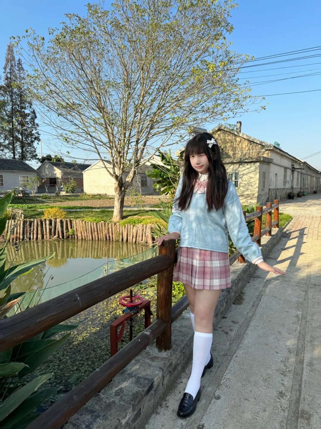 jk日常丨jk乡间拍照日常！