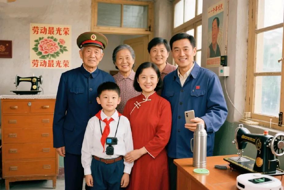这是一张80年代的照片，图中藏有5处不合理，你能全部找到吗？