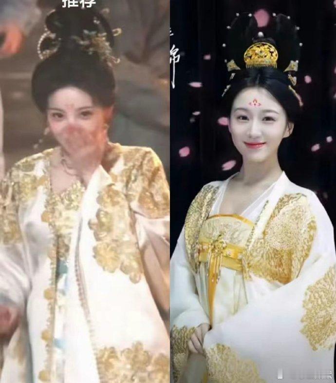 田曦薇包上恩到底是巧合还是刻意模仿？这妆造真的一模一样，剧组的工作人员，你用点心