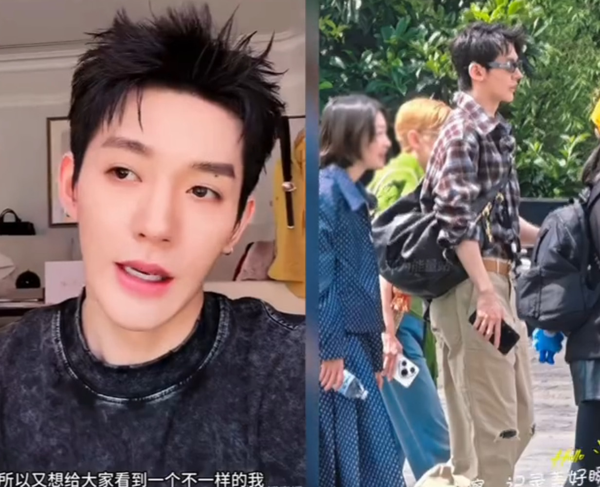 邓为剪了短发，我以为是要配合节目组啊，没想到是他自己的想法想要给大家看到一个不一