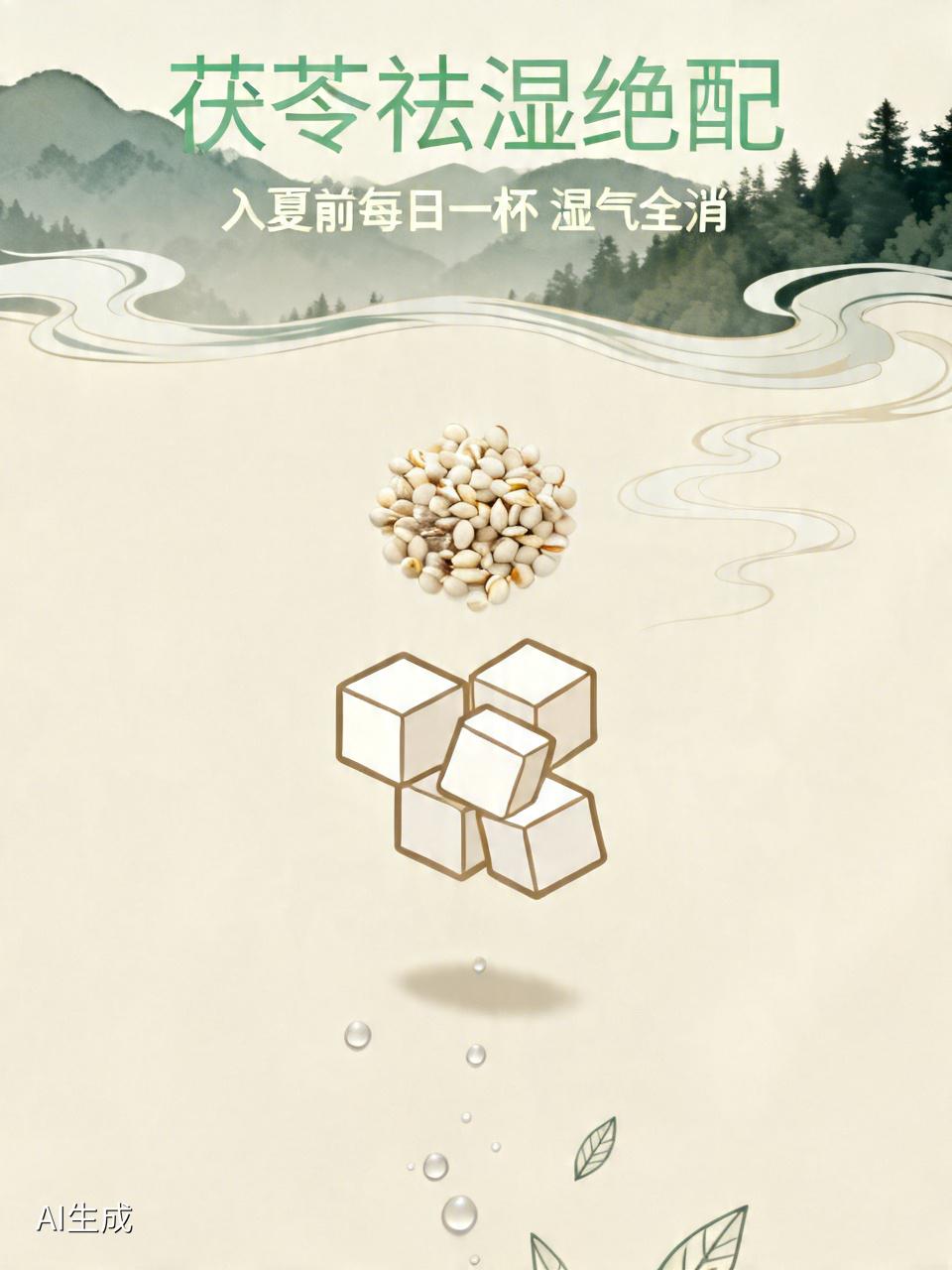 茯苓与它是绝配！入夏前每天喝一杯，全身湿气一扫而光春夏之交，雨水增多，你有没