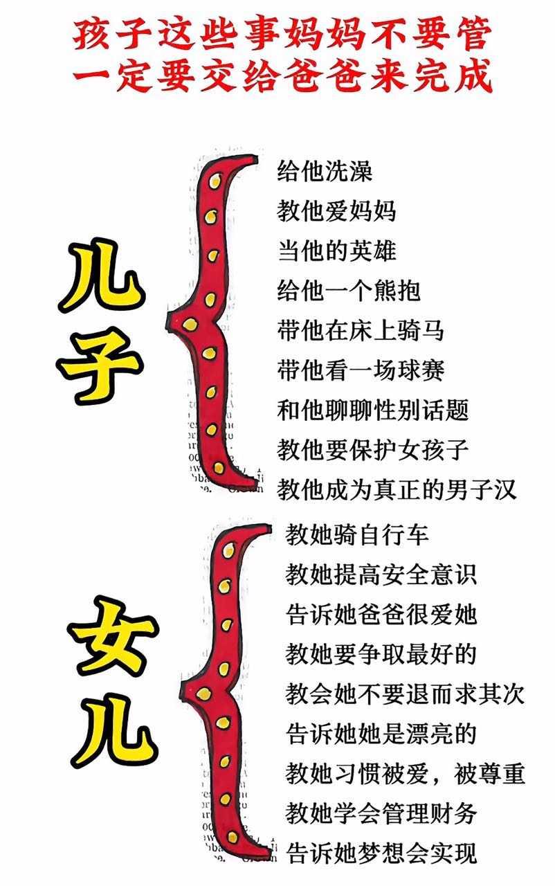 为什么教育孩子要靠父亲？