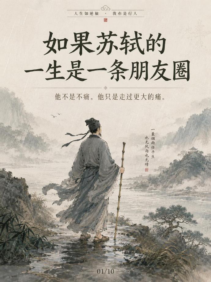 如果苏轼的一生是一条朋友圈！
